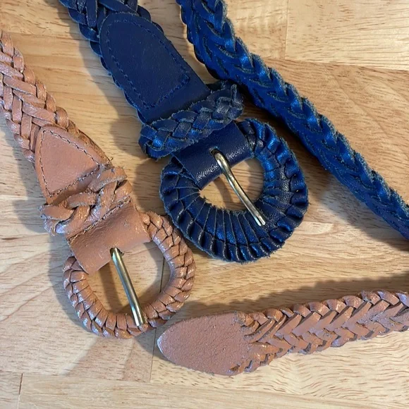 Lot of 2 leather belts - Picture 2 of 3